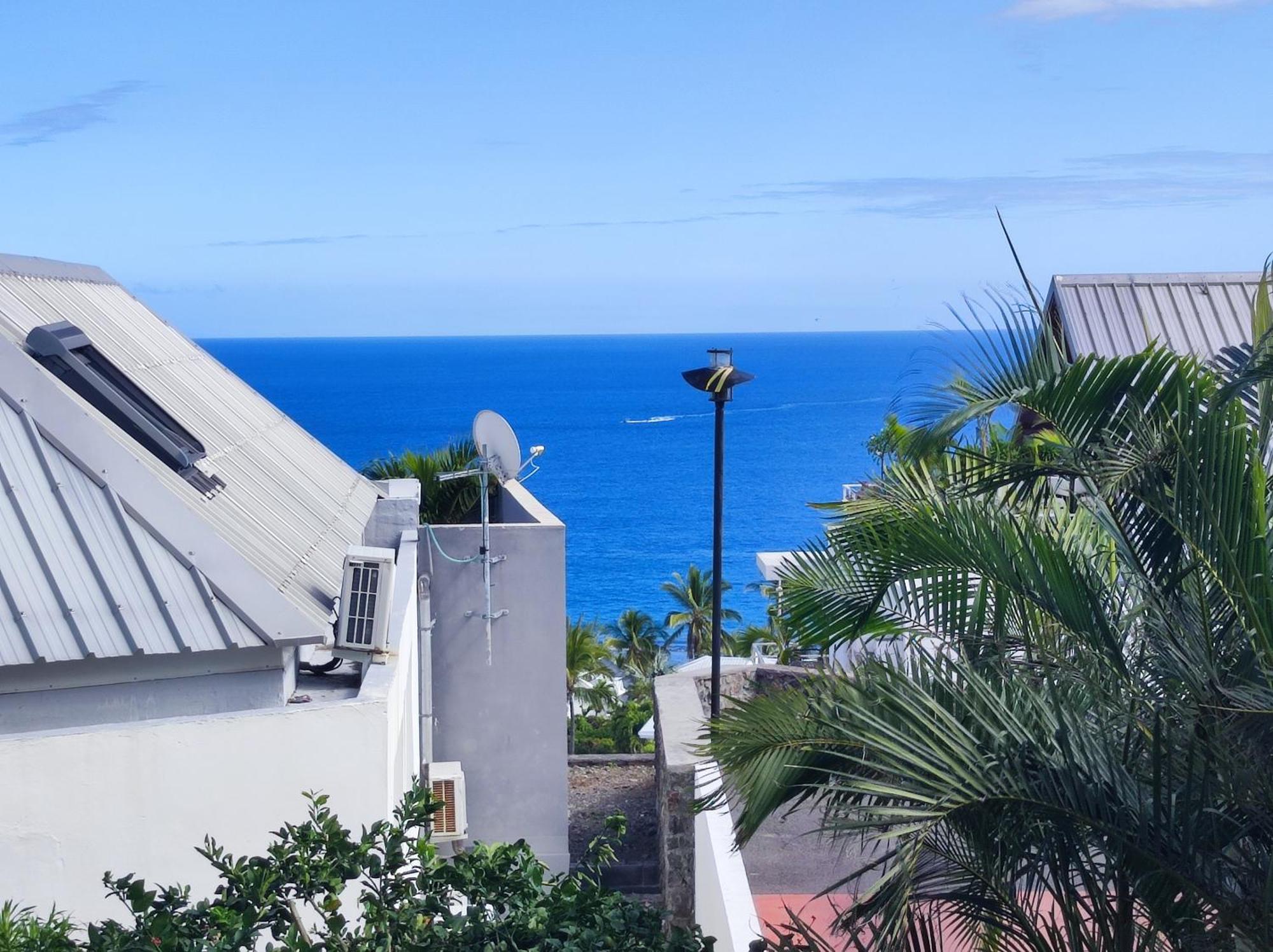 Le Nid Oceanique ! Appart T2 Avec Terrasse, Vue Mer Et Parking Prive En Sous Sol, Proche Du Centre Ville De Saint Gilles Les Bains Exterior photo